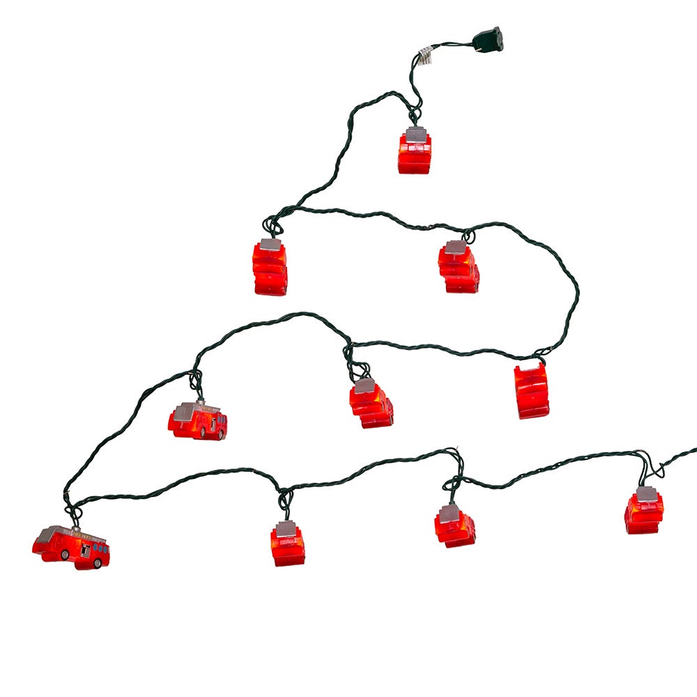 Kurt Adler 10-Light Fire Truck Light Set
